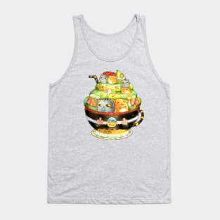 Cat & Dog Green Tea Latte Tank Top